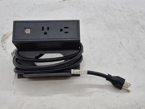 Herman Miller Furniture Power Distribution Unit Black With 2x USB Outlets - Picture 1 of 5
