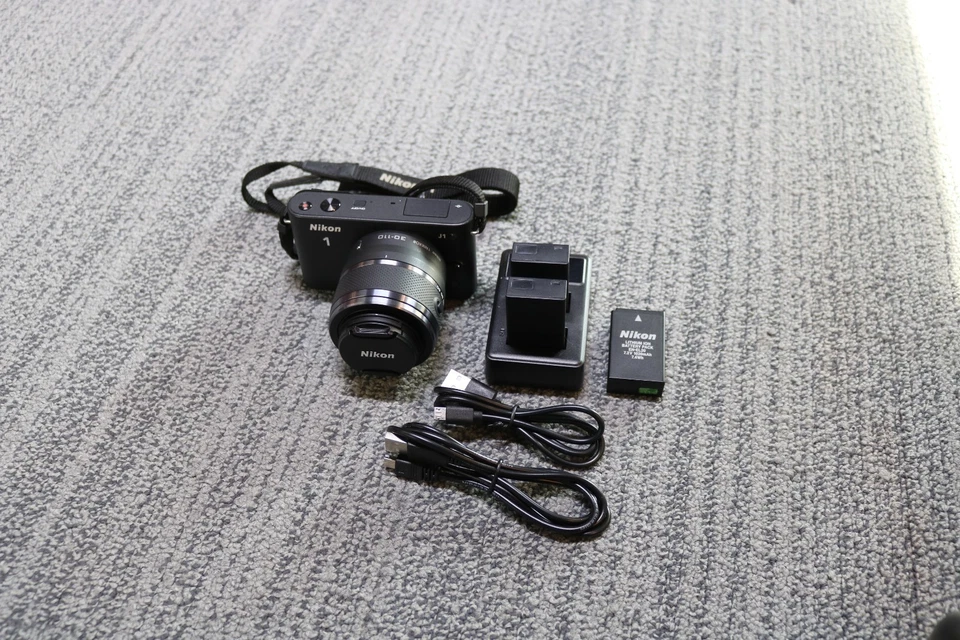 Nikon 1 J1 Mirrorless Digital Camera with Nikon VR 30-110 Lens  - SC: 1226 - Image 1 of 4