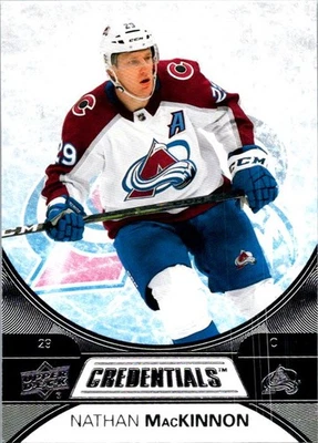 2021-22 Upper Deck Credentials #4 Nathan MacKinnon - Image 1 of 2