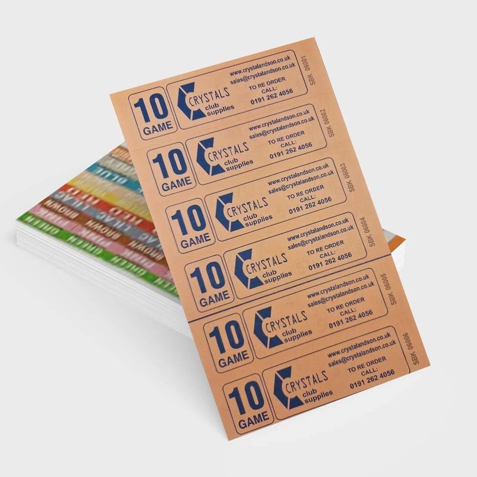 1500 10 Game Page Value Bingo Books Jumbo Size 6 To View