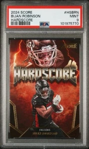 2024 Score Bijan Robinson Hardscore Case Hit Card Psa 9!!! - Picture 1 of 2