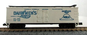MINITRIX N SCALE 3186 REEFER D.L. DAIRYMENS - Picture 1 of 6