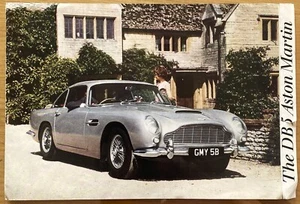 Oldtimer Aston Martin DB5 Limousine & Cabrio Prospekt Ordner Auto Auto ca 1964 - Bild 1 von 3