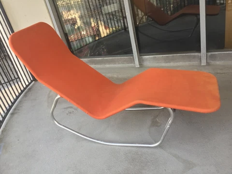 Barwa Edgar Bartolucci Indoor Outdoor Rocking Chaise Lounge Chair 60”L,21”W,36”H Cover