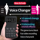 Voice Changer 12 Voice Modes Funny Professional Game Voice Changer Device Mini