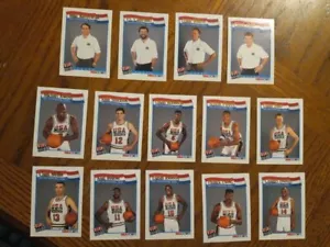 1991-1992 NBA Hoops USA Olympic Basketball Dream Team set 14 carte Jordan - Foto 1 di 6