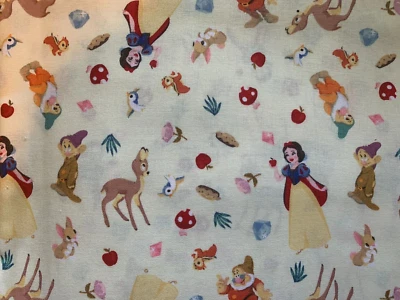 Weighted Twin Blanket with Snow White 7 Dwarf,  10 lbs, child or adult, washable - Image 1 of 2