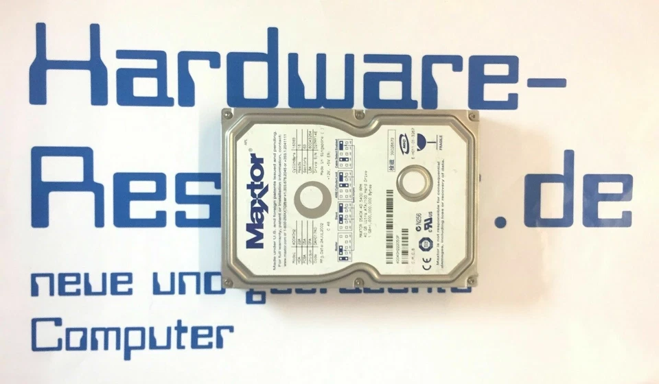 Maxtor DiamondMax D540X 40GB 5,4K 3,5" Ultra ATA/100 2MB 100 MBit/s 4D040H2 HDD - Immagine 1 di 1
