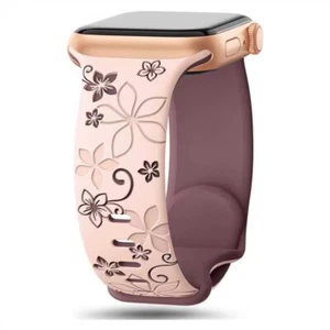 Silicone Strap For Apple Watch 10 9 8 7 6 5 4 SE iWatch Band 41/42/44/45/46/49mm - Picture 1 of 32