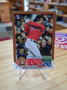 2023 Topps Update Enmanuel Valdez  Rookie Gold Parallel #'d /2023 US310 Red Sox