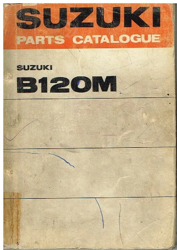 SUZUKI B120M ORIGINAL 1975 FACTORY ILLUSTRATED PARTS CATALOGUE - Image 1 of 1