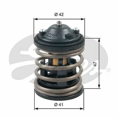 Thermostat Gates TH47487G1 for BMW X5 X6 1 3 5 MINI Mini 2L Diesel — 第 1/3 张图片