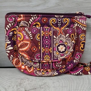Vera Bradley Paisley Meets Plaid Shoulder Crossbody Bag - Picture 1 of 9