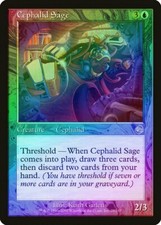 Cephalid Sage FOIL Torment NM Blue Uncommon MAGIC THE GATHERING CARD ABUGames