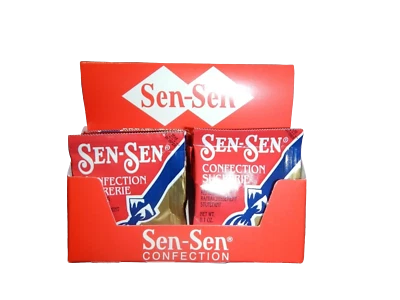 1 盒 12 包老式老式/复古糖果 SEN SEN 薄荷甘草呼吸清新剂薄荷 — 第 1/4 张图片