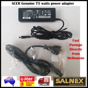 Cargador adaptador de corriente ACER original 75W modelo: PA-1750-02 19V 3.95A - Imagen 1 de 3