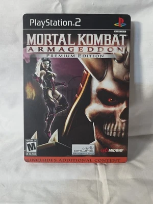 Mortal Kombat Armageddon Edición Premium Shao Kahn Steelcase PS2 (probado)  Foto 1 de 4