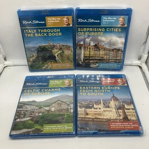NEW Rick Steves Blu-ray Collection Vol 1-4, Italy Through The Back Door / Europe - Picture 1 of 9