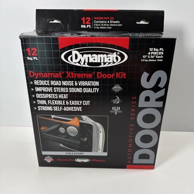 Dynamat Dynamat Xtreme Sound Deadening Car Insulation Door Kit – Pre - Image 1 of 4