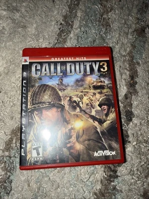 Call of Duty 3 Greatest Hits Sony PS3, 2006 - Complete with Manual CIB Tested - Image 1 of 4