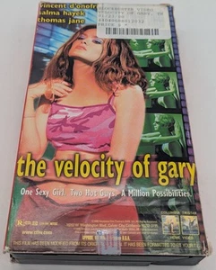 The Velocity of Gary 1998 VHS Comedy Drama Salma Hayek, TEETED & WORKING - Picture 1 of 4