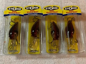 (LOT OF 4) STORM DEEP WIGGLE WART 7/16oz. MOLTING CRAW NIP - Picture 1 of 4