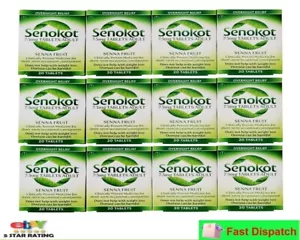 Senokot 7.5mg Tablets Adults - 20 Tablets Expiry 2027 Pack 12 - Picture 1 of 2