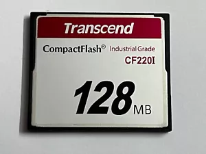 Transcend TS128MCF220I 128MB Industrial Grade Compact Flash CF Card 220X CF220I - Picture 1 of 7