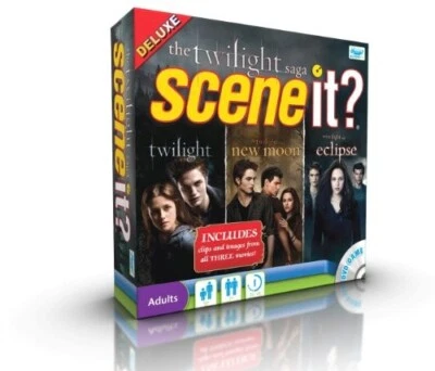 🔥SEALED🔥 Scene It? Twilight Deluxe Edition - The DVD Game Screen Life Games - Image 1 of 2