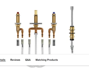 Moen 9793 #30 1-2 Inch PEX Roman Tub Rough-In Valve with Diverter and 10 Inch Mi - Picture 1 of 1
