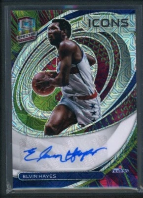 2021-22 ELVIN HAYES 08/15 AUTO PANINI SPECTRA ICONS MOJO SILVER AUTOGRAPHS - Image 1 of 2