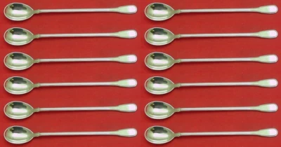 Juego de cucharas de té heladas de plata esterlina Hamilton aka Gramercy por Tiffany and Co 12 piezas Foto 1 de 4