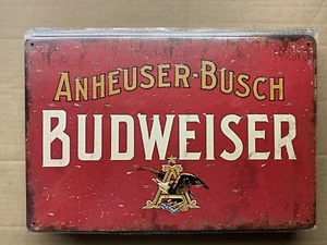 Blechschild 30x20cm, Garage, Deko, Geschenk, Schild. Budweiser - Bild 1 von 1