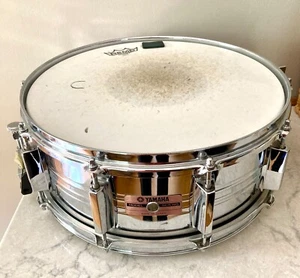Vintage 1980's YAMAHA SD-955M Steel Snare Steel Drum 14"x 5.5" - Made in Japan - Picture 1 of 7