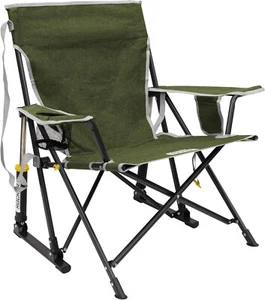 New- Kickback Rocker Camping Chair | Portable Folding Rocking Chair w - Picture 1 of 6