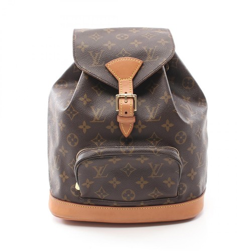 LOUIS VUITTON（LV） Zaino Louis Vuitton Montsouris MM M51136 Monogram Tela Marrone Usato Do