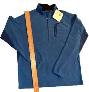 Neu mit Etikett Marmot Herren 1/2-Reißverschluss Reactor Polartec Microfleece Shirt blau XL Pullover - Bild 1 von 4