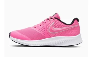 Nike Star Runner Shoes 2.0 Sz 6Y School Bright Pink Gym Running Walking Sneakers - Picture 1 of 5
