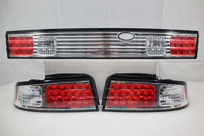 NEW SILVIA S14 200SX-1993-1998-Coupe 2D LED Tail Rear Light Chrome for NISSAN - Image 1 of 4