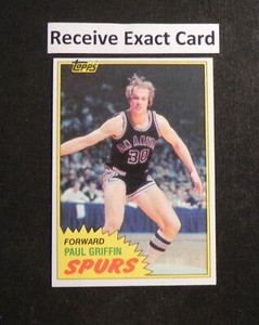 PAUL GRIFFIN 1981 Topps Card #102 _ Receive Exact Card (B)