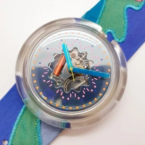 Reloj Swatch Pop Skeleton 1992 ultra raro hecho en Suiza para mujer y hombre nuevo en stock años 90 - Imagen 1 de 12