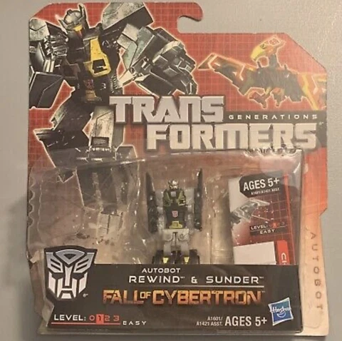 Transformers Generations Fall of Cybertron REWIND Only WITH BOX and INSTRUCTIONS Cover
