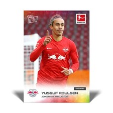 Topps Now Bundesliga 2020-21 - Card 024 - Yussuf Poulsen - RB Leipzig