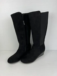 New Taking Shape Size 38 High & Mighty Knee High Black Boots - Picture 1 of 10