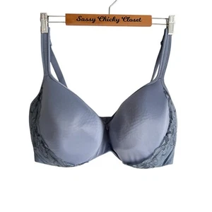 Sujetador CACIQUE Azul Claro Suave Balconette Floral Encaje Damas, 42G - Imagen 1 de 7