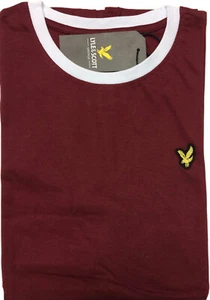 CAMISETA LYLE AND SCOTT REGULAR FIT ALGODÓN SUAVE MANGA CORTA CUELLO REDONDO CONTRASTE - Imagen 1 de 6