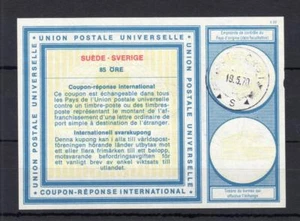 CUPÓN DE RESPUESTA INTERNACIONAL SUECA USADO - Imagen 1 de 1