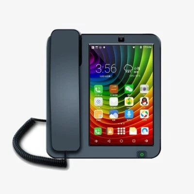 VoLTE WIFI 4G LTE Android 10 Fixed Cordless Desktop Office Business Smart Phone - Image 1 of 4