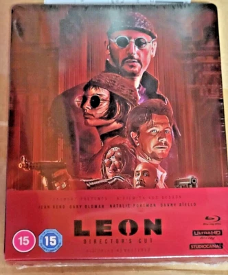 LEON UK Exclusive Limited Edition 4K UHD Blu-Ray SteelBook Rare OOP New & Sealed - Image 1 of 4