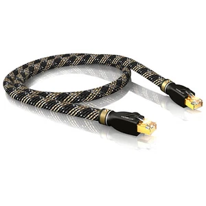 VIABLUE™ 32 10/12ft EP-7 Silver Network Cable CAT7 600 MHZ Gigabit Lan 21934 - Picture 1 of 5